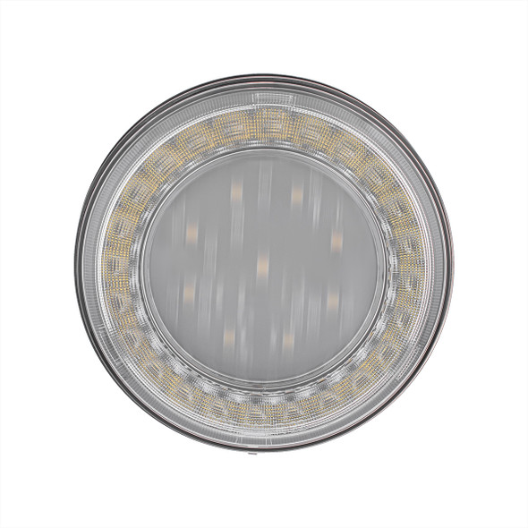 33 LED 4" Round Lumos Light X-Series (Back-Up) - White LED/Clear Lens