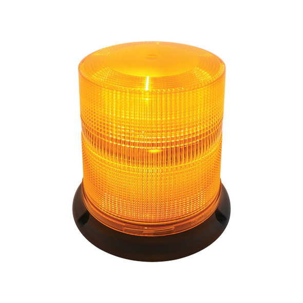 3 High Power LED 6" Round Beacon Light - Magnet Mount