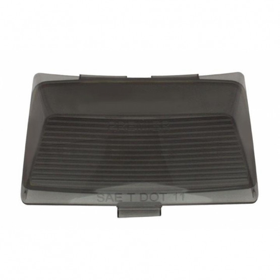 8 LED Fender Tip Light For Harley Motorcycle- Red LED/Smoke Lens