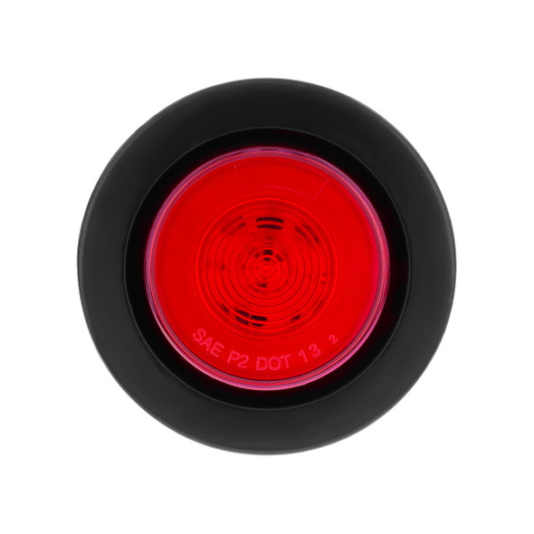 9 LED 2.5" Round GloLight Kit (Clearance/Marker) - Red LED/Red Lens