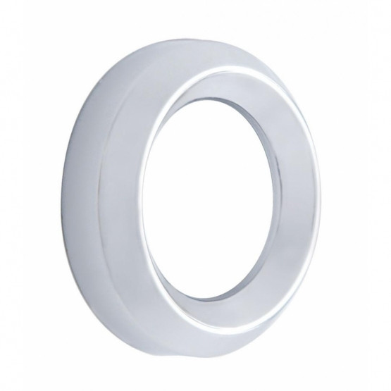 20558-UP CHROME PLASTIC OIL PRESSURE GAUGE BEZEL FOR PETERBILT 359