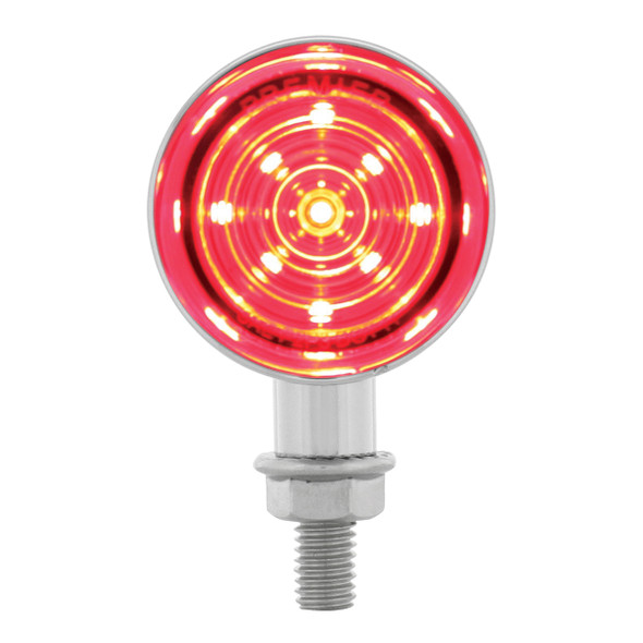 9 LED Mini Bullet Light - Red LED/Red Lens