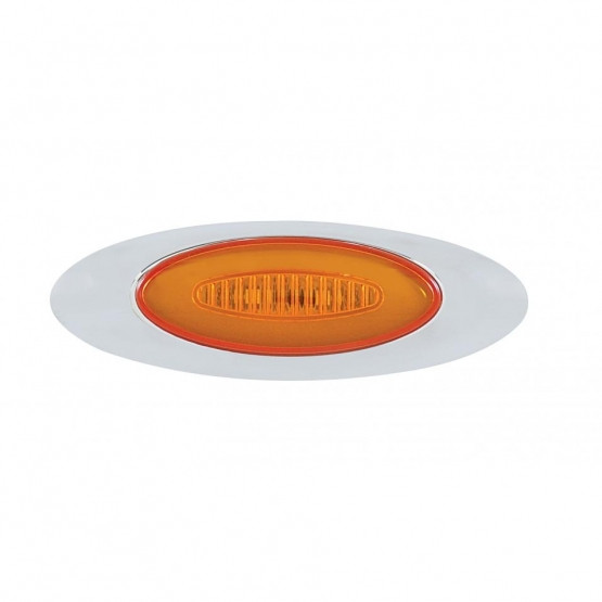 6 LED M5 Millennium GloLight (Clearance/Marker) - Amber LED/Amber Lens (Bulk)