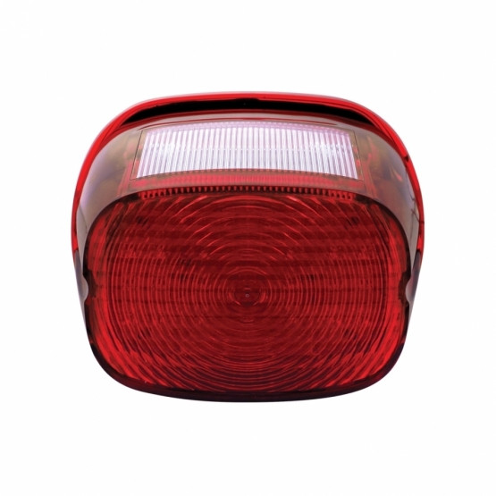 29 LED Tail Light For Harley Motorcycle With 4 LED License Light - Red LED/Red Lens