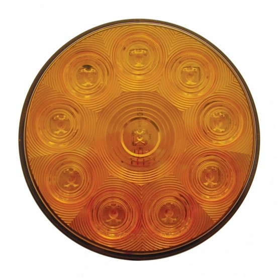 10 LED 4" Turn Signal Light - Amber LED/Amber Lens