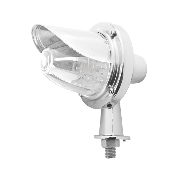 11 LED 1-1/8" Arm Watermelon Honda Light Kit With Visor - Amber LED/Clear Lens