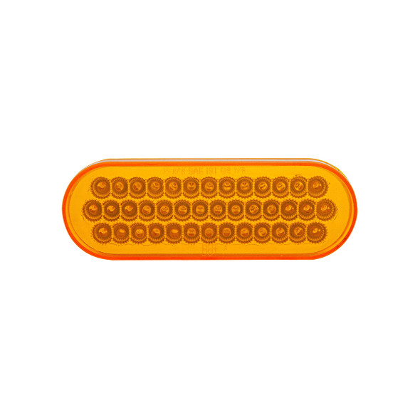 40 LED Oval Turn Signal Light - Amber LED/Amber Lens