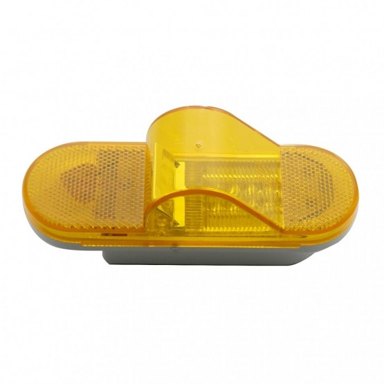 28 LED Mid-Trailer Turn Signal Light - Amber LED/Amber Lens (Bulk)