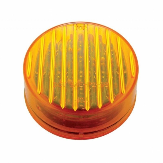 13 LED 2.5" Round Light (Clearance/Marker) - Amber LED/Amber Lens