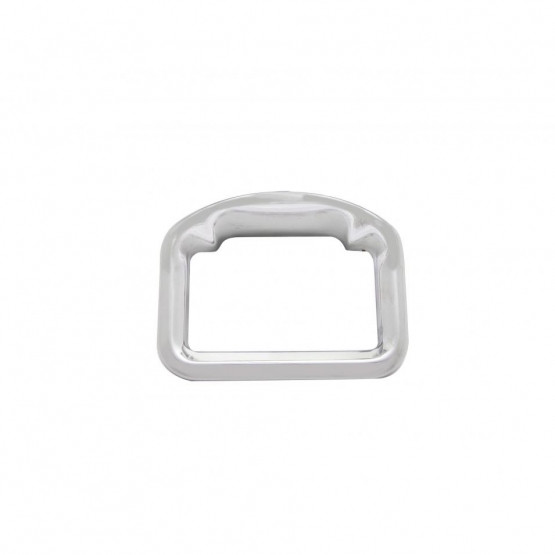20594-UP CHROME BEZEL FOR PETERBILT AMERICAN CLASS GLOVE BOX EMBLEM