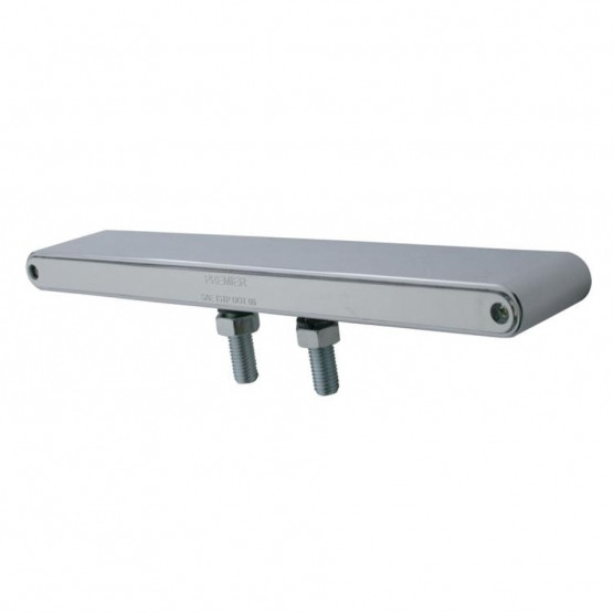 28 LED 12" Double Face Light Bar - Amber & Red LED/Chrome Lens