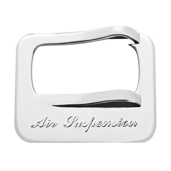 40972-UP CHROME PLASTIC ROCKER SWITCH COVER FOR PETERBILT - AIR SUSPENSION