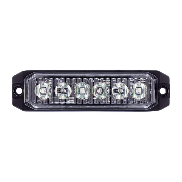6 High Power LED "Competition Series" Slim Warning Light - Green
