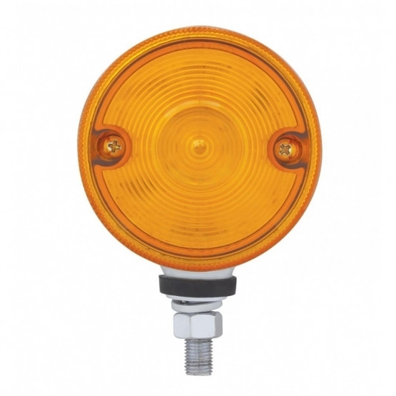 15 LED 3" Dual Function Single Face Light - Amber LED/Amber Lens