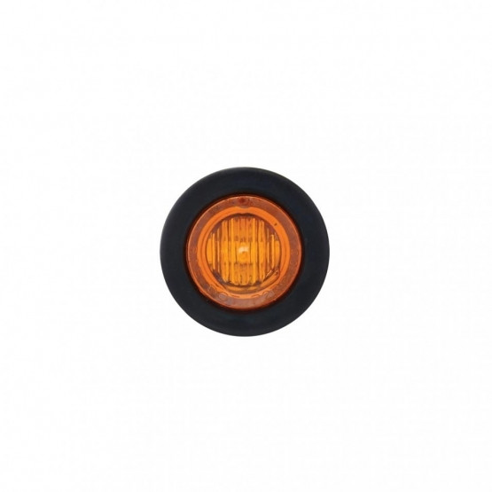 3 LED 3/4" Mini Light (Clearance/Marker) - Amber LED/Amber Lens (Bulk)