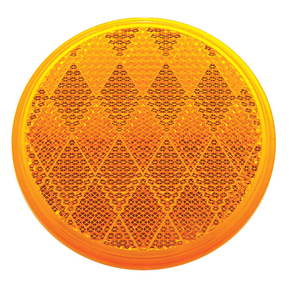 30713-UP 3" Round Quick Mount Reflector - Amber