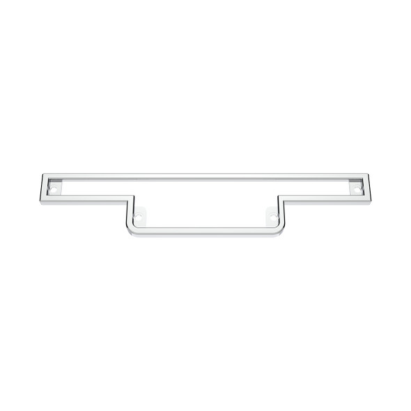 41010-UP CHROME PLASTIC WARNING LIGHT PANEL BEZEL WITHOUT VISOR FOR 1990-2000 PETERBILT 379/378/377