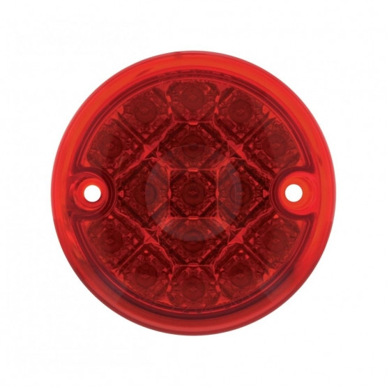 15 LED 3" Reflector Series 3 Light Only for Double Face Housing - Red LED/Red Lens (Bulk)