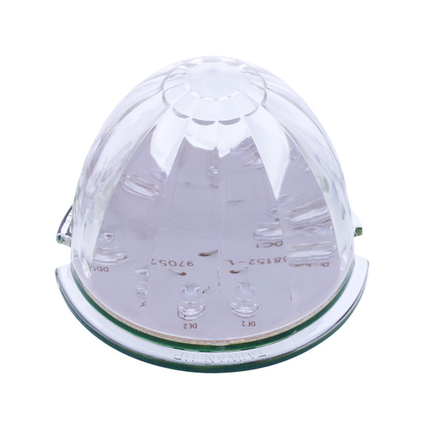 17 LED Watermelon Cab Light - Amber LED/Clear Lens (Bulk)