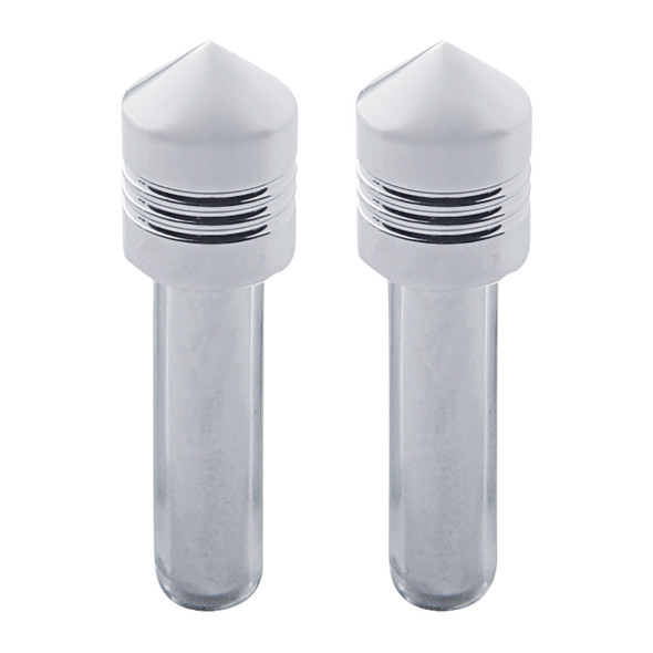 Chrome Door Lock Knob - Pointed (2pc/set)