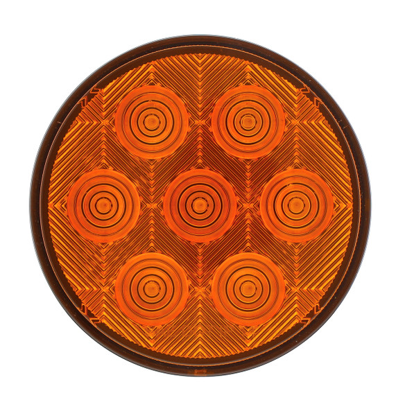 7 LED 4" Competition Series Turn Signal Light - Amber LED/Amber Lens