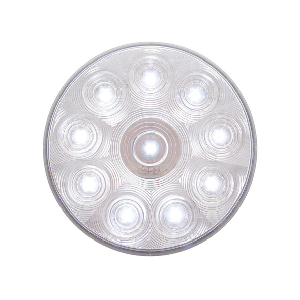 10 LED 4" Auxiliary/Utility Light Kit - White LED/Clear Lens
