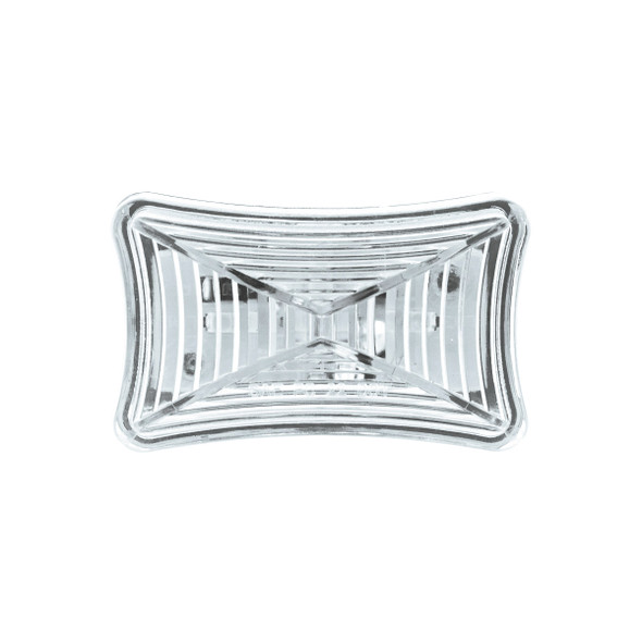 3 LED Rectangular Auxiliary Light-White LED/Clear Lens