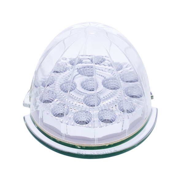 17 LED Dual Function Reflector Cab Light - Amber LED/Clear Lens