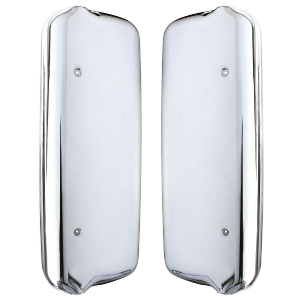 Chrome Mirror Cover Set For Freightliner Century (2005-2010) & Columbia (2005-2020)