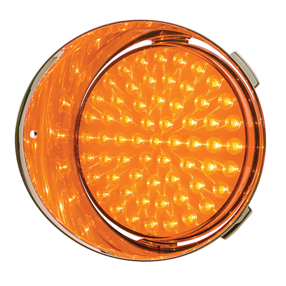 61 LED Freightliner Daytime Running Light (Driver) - Amber LED/Amber Lens