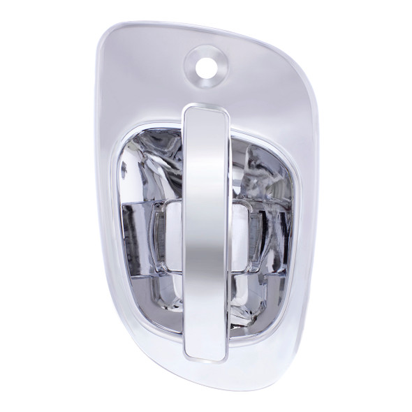 6 Blue LED Chrome Door Handle Cover for Freightliner - Passenger