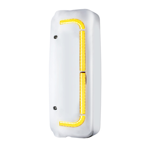 48 LED Chrome Mirror Cover With Sequential LED For FL Century (2005-2010) & Columbia (2005-2020) - Driver