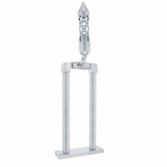 11" Chrome Air Horn Lever Set With Daytona Grip