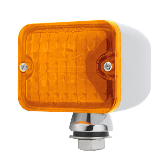 6 LED Medium Rod Light -Amber LED/Amber Lens