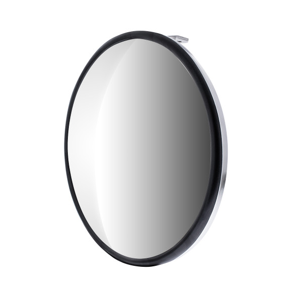 8-1/2" 430 Stainless Steel 320R Convex Mirror - Offset Mounting Stud