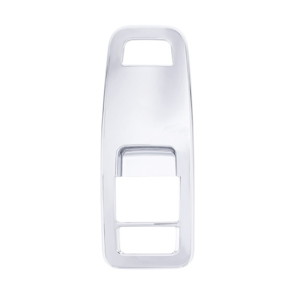 Chrome Plastic Door Switch Cover For 2013-2024 Kenworth T680-Driver (Without Power Mirrors)