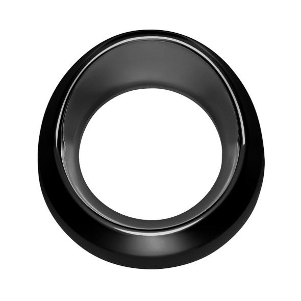 Candy Color Small Gauge Cover With Visor-Glossy Black