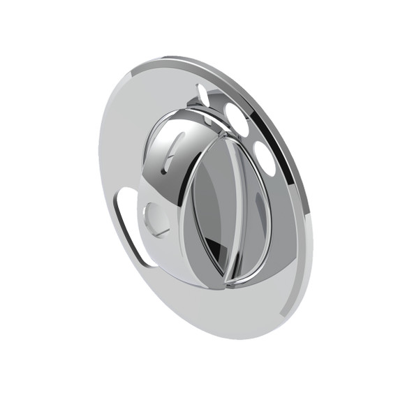 Chrome Plastic 2-Piece Headlight With Fog Light Switch Cover For 2008-2017 Freightliner Cascadia