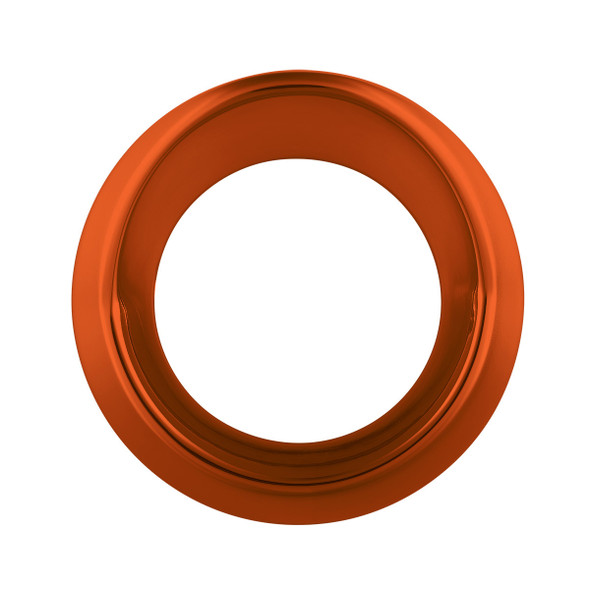 Candy Color Small Gauge Cover With Visor-Cadmium Orange