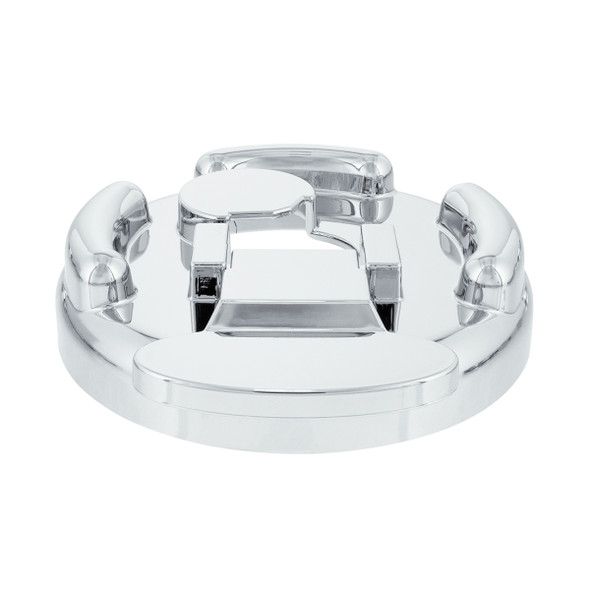 Chrome Plastic Fuel Cap Cover For Peterbilt - Locking