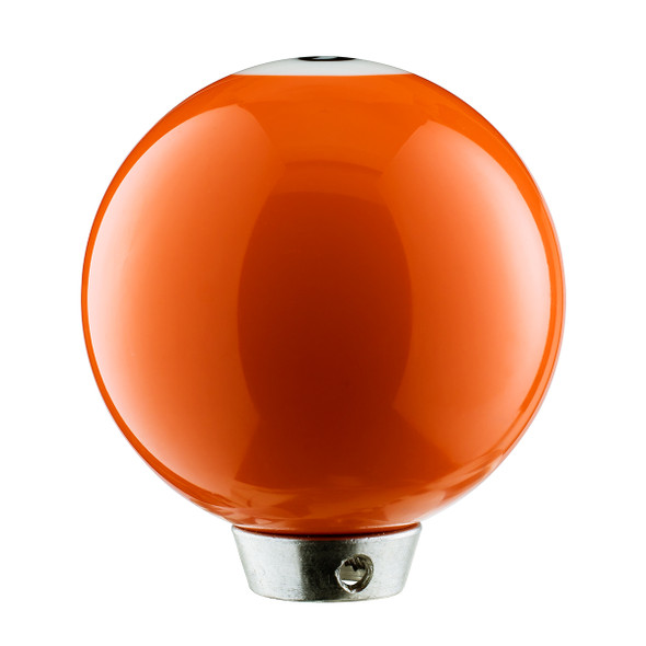 Number 5 Pool Ball Gearshift Knob - Gloss Orange