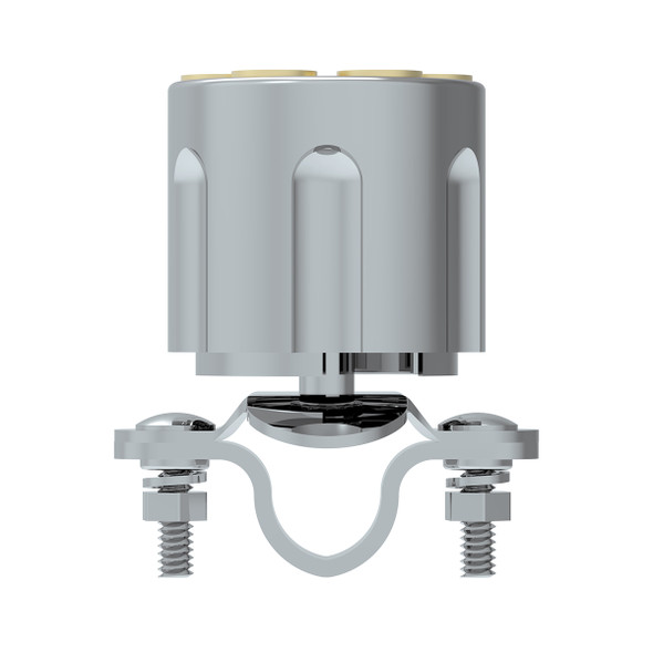 Chrome Aluminum Gun Cylinder Steering Wheel Spinner