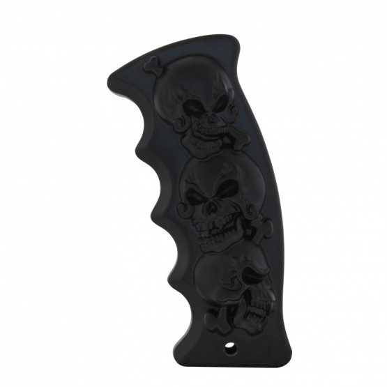 Skulls Pistol Grip Gearshift Knob - Black