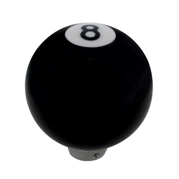 Number 8 Pool Ball Gearshift Knob - Gloss Black