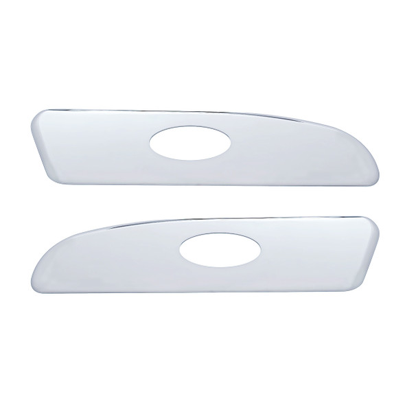 41239-UP CHROME PLASTIC INTERIOR DOOR PANEL TRIM FOR PETERBILT 389 (2008+), 388 (2008-2014), 387 (2006-2010), 386/384 (2006-2016)
