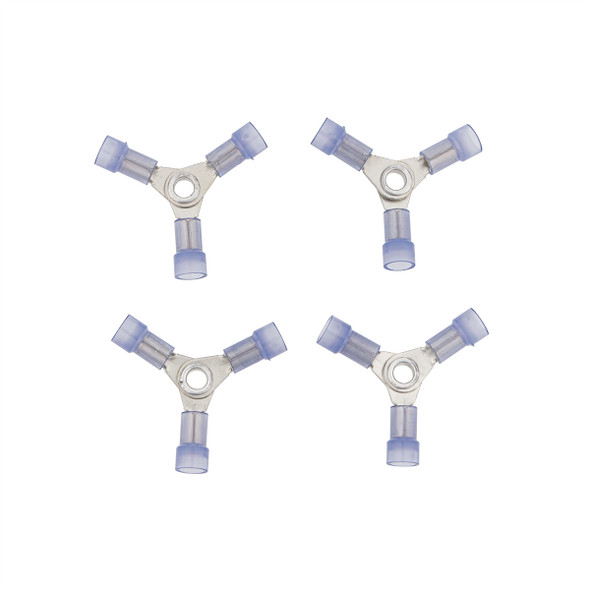16-14 AWG 4-Way (X) Nylon Connector (4-Pack)