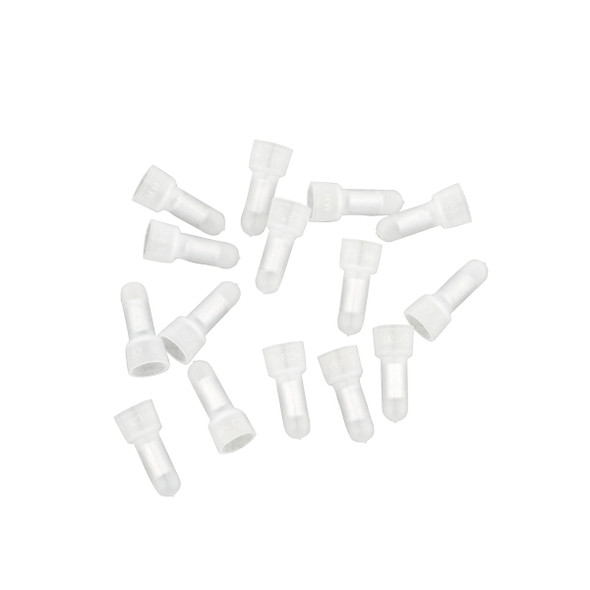 22-24 AWG Nylon Closed End Connector, 15 Pcs