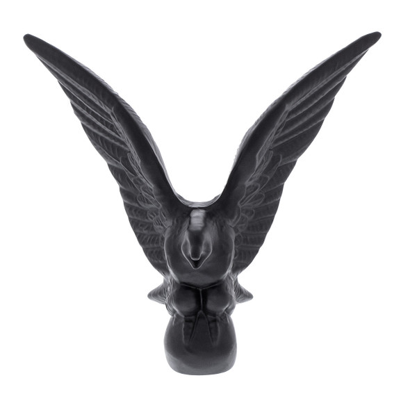 Die-Cast American Eagle Hood Ornament - Matte Black