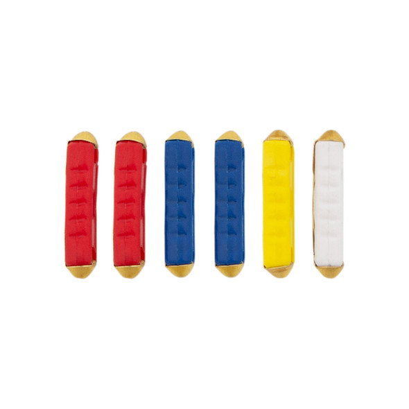 German Vehicle Fuse Kit  5,8,16,25 Amp GBC Ceramic Fuses (6-Pack)