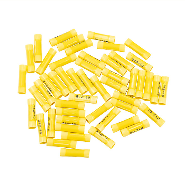 12-10 AWG Vinyl Butt Connector (50-Pack)